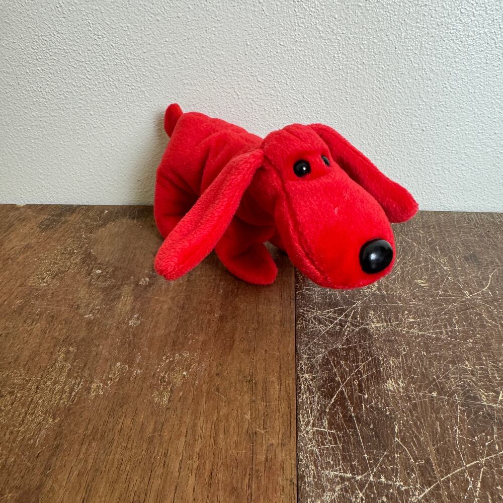 TY Beanie Baby Rover 1996‎ Red Dog Beanbag Plush Stuffed Animal